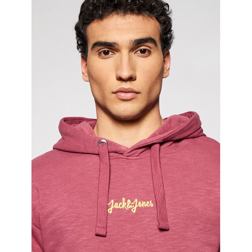 Jack&Jones Bluza Stockholm 12186285 Różowy Relaxed Fit XL wyprzedaż MODIVO