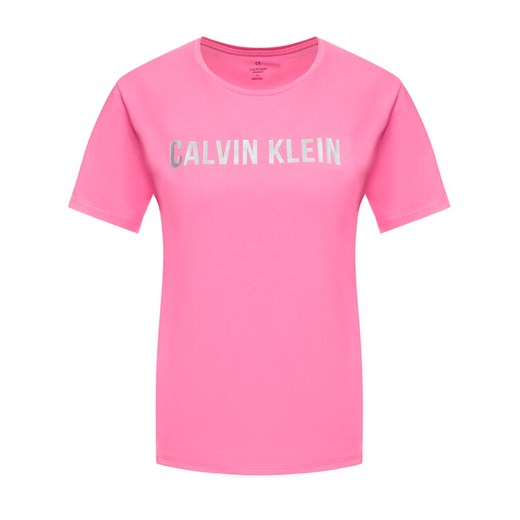 Calvin Klein Performance T-Shirt Logo 00GWF8K139 Różowy Relaxed Fit XS okazyjna cena MODIVO