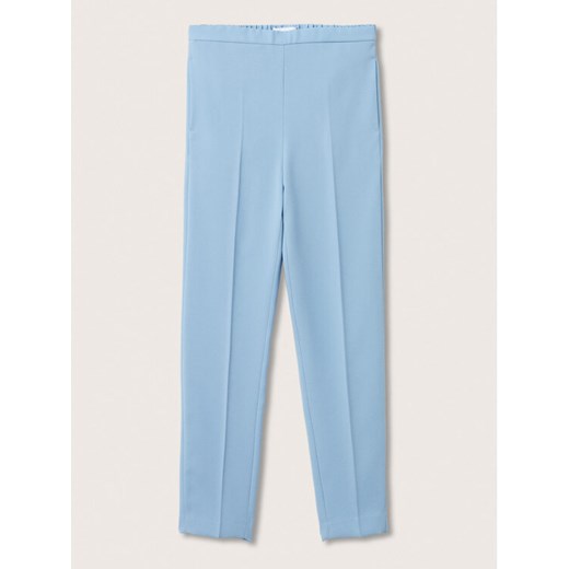 Mango Spodnie materiałowe Semiflu 27083262 Niebieski Regular Fit Mango L MODIVO