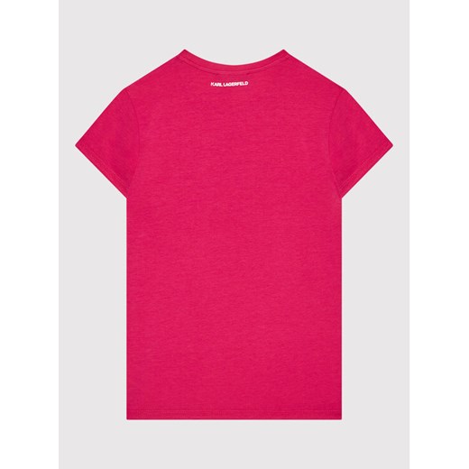 KARL LAGERFELD T-Shirt Z15353 M Różowy Regular Fit Karl Lagerfeld 4Y MODIVO