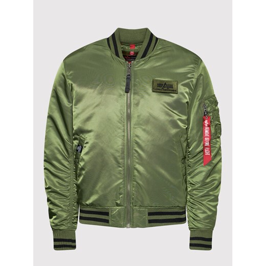 Alpha Industries Kurtka bomber College 118112 Zielony Regular Fit Alpha Industries M MODIVO okazja