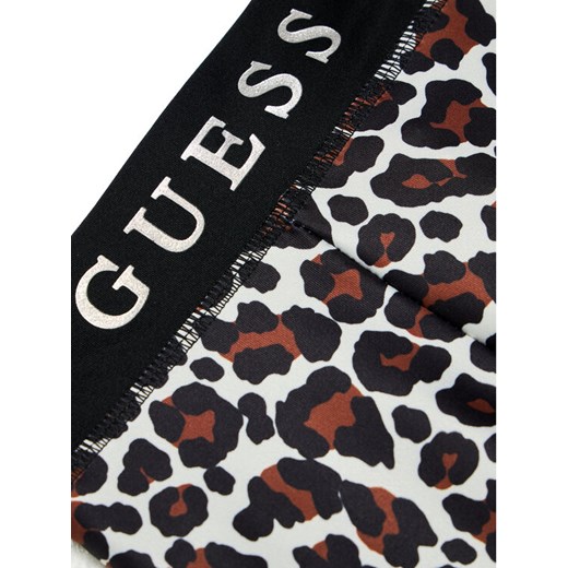 Guess Legginsy J1YB00 MC01P Brązowy Slim Fit Guess 16Y MODIVO wyprzedaż