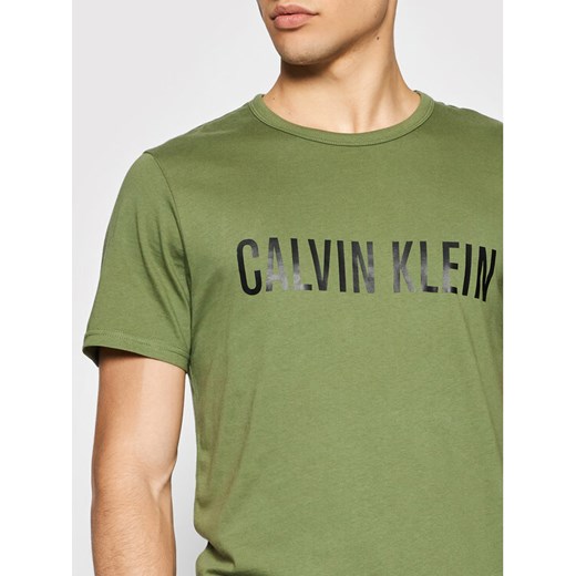 Calvin Klein Underwear T-Shirt Crew Neck 000NM1959E Zielony Regular Fit Calvin Klein Underwear XL MODIVO okazja