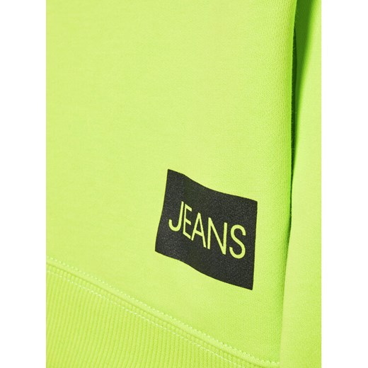 Calvin Klein Jeans Bluza Institutional Logo IU0IU00163 Zielony Regular Fit 16Y promocyjna cena MODIVO