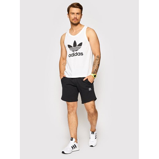 adidas Tank top adicolor Classics Trefoil H06636 Biały Regular Fit M MODIVO