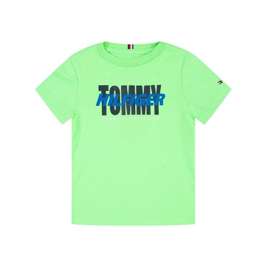 Tommy Hilfiger T-Shirt Alpine KB0KB05396 D Zielony Regular Fit Tommy Hilfiger 10 promocyjna cena MODIVO
