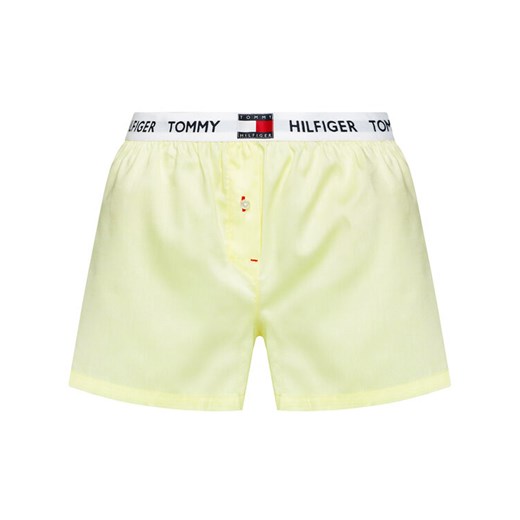 Tommy Hilfiger Szorty piżamowe Woven UW0UW02284 Żółty Tommy Hilfiger S wyprzedaż MODIVO