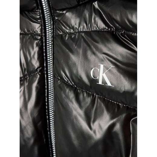 Calvin Klein Jeans Kurtka puchowa IG0IG01175 Czarny Regular Fit 4Y okazja MODIVO