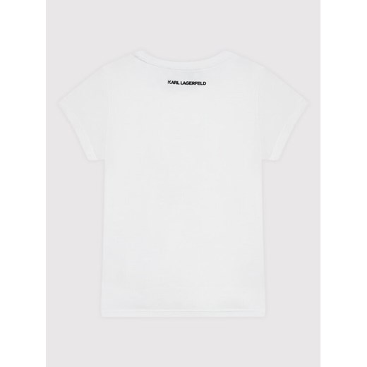 KARL LAGERFELD T-Shirt Z15354 D Biały Regular Fit Karl Lagerfeld 16Y MODIVO