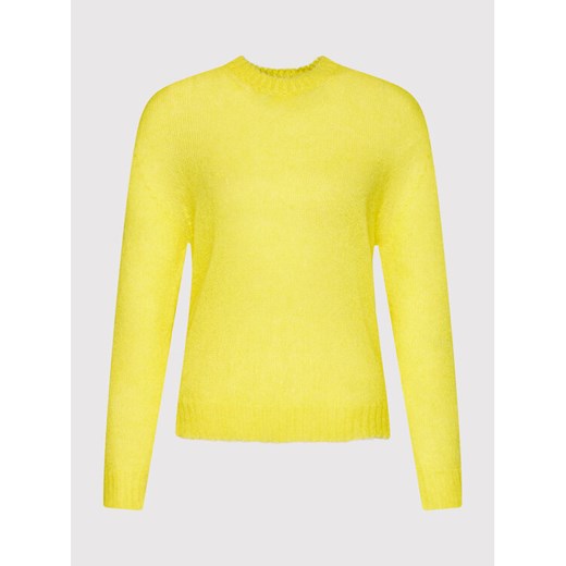 TWINSET Sweter 212TP3091 Żółty Regular Fit Twinset M promocja MODIVO