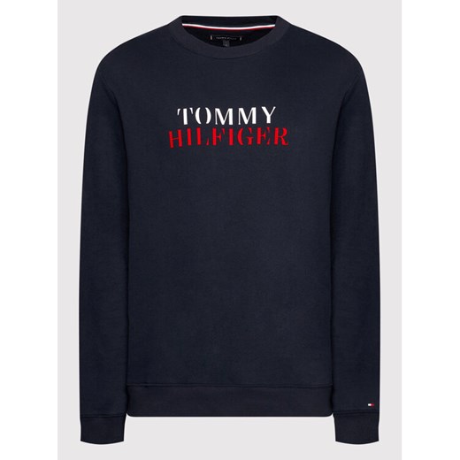 Tommy Hilfiger Bluza Track UM0UM02366 Granatowy Regular Fit Tommy Hilfiger XL okazja MODIVO