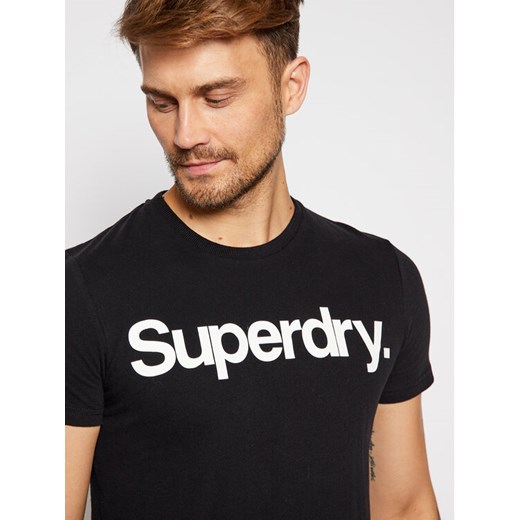 Superdry T-Shirt Cl Ns M1010248A Czarny Regular Fit Superdry L wyprzedaż MODIVO