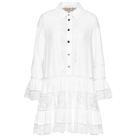 Babylon Sukienka koszulowa N_EL0701 Biały Regular Fit S promocja MODIVO