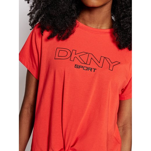 DKNY Sport T-Shirt DP1T8020 Czerwony Regular Fit XS promocja MODIVO