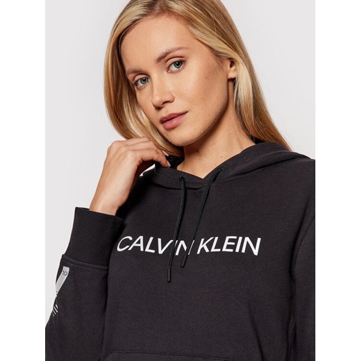 Calvin Klein Performance Bluza 00GWF1W311 Czarny Regular Fit XS okazyjna cena MODIVO