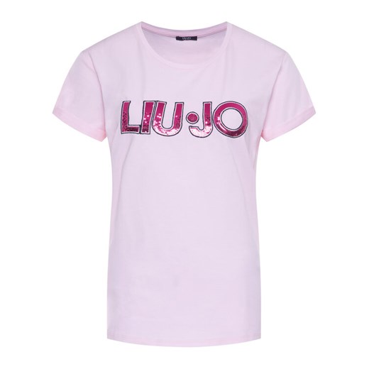 Liu Jo Sport T-Shirt TA0108 J5003 Różowy Regular Fit Liu Jo S wyprzedaż MODIVO