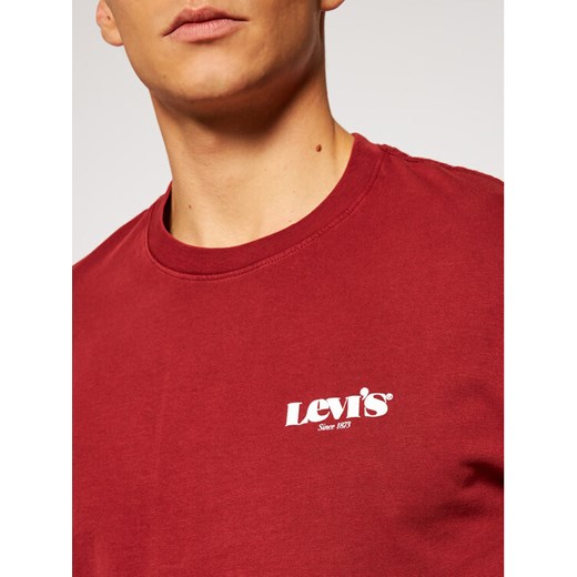 Levi's® T-Shirt 16143-0088 Czerwony Relaxed Fit S okazja MODIVO