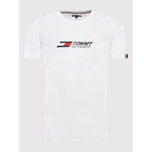 Tommy Hilfiger T-Shirt Essentials Big Logo MW0MW22735 Biały Regular Fit Tommy Hilfiger M MODIVO
