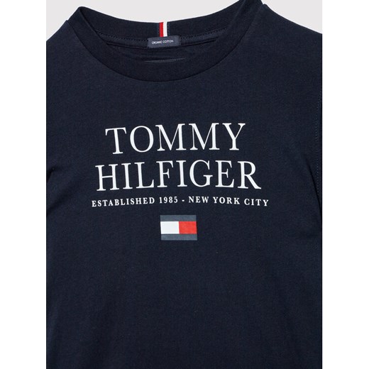 Tommy Hilfiger T-Shirt Th Logo KB0KB07012 D Granatowy Regular Fit Tommy Hilfiger 12Y MODIVO promocja