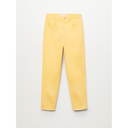 Mango Spodnie materiałowe Fives 17032027 Żółty Regular Fit Mango 42 wyprzedaż MODIVO