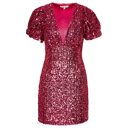 Babylon Sukienka koktajlowa N_S00996 Różowy Slim Fit L okazyjna cena MODIVO