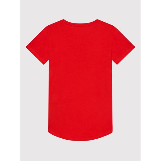 Guess T-Shirt J2RI11 K6YW1 Czerwony Regular Fit Guess 10Y MODIVO
