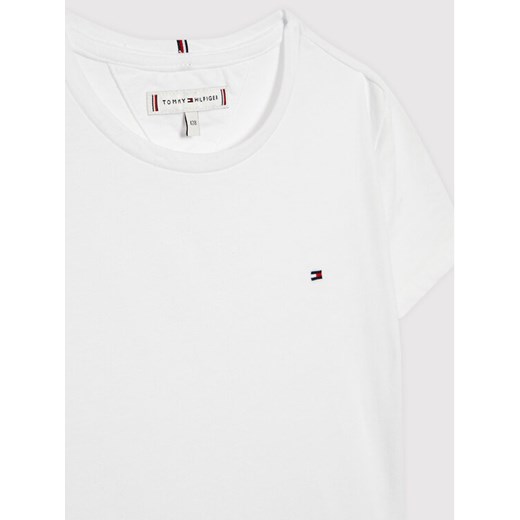 Tommy Hilfiger T-Shirt Essential KG0KG06174 D Biały Regular Fit Tommy Hilfiger 12Y MODIVO