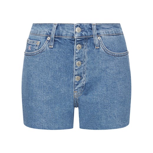 Calvin Klein Jeans Szorty jeansowe Woven J20J217222 Niebieski Regular Fit 29 MODIVO promocyjna cena