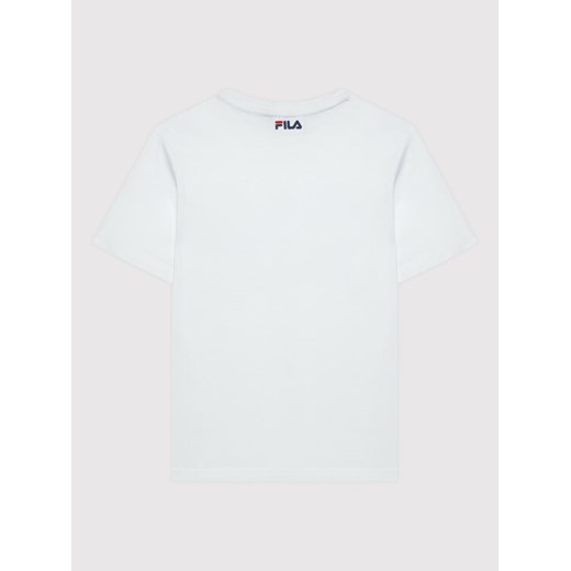 Fila T-Shirt Tessin FAT0052 Biały Regular Fit Fila 146_152 MODIVO