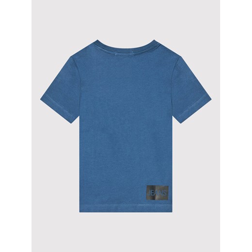 Calvin Klein Jeans T-Shirt Institutional IB0IB00347 Niebieski Regular Fit 14Y okazja MODIVO