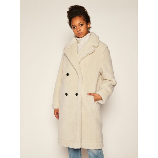Tommy Hilfiger Kożuch Teddy WW0WW29339 Beżowy Regular Fit Tommy Hilfiger 38 okazja MODIVO