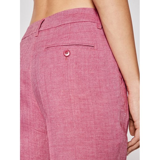 Weekend Max Mara Spodnie materiałowe Manna 51310411 Różowy Regular Fit 38 MODIVO wyprzedaż