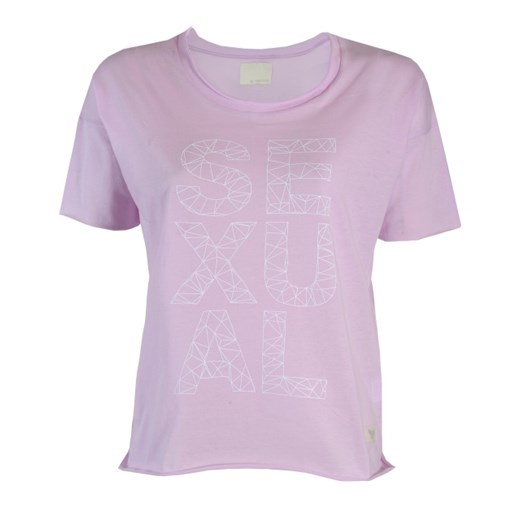 Stella T-shirt Sexual pastelowy fiolet S