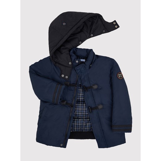 Mayoral Kurtka puchowa 4418 Granatowy Regular Fit Mayoral 9Y promocja MODIVO