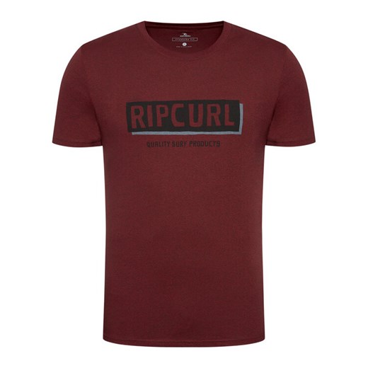 Rip Curl T-Shirt Boxed CTERK9 Bordowy Standard Fit Rip Curl M MODIVO promocja