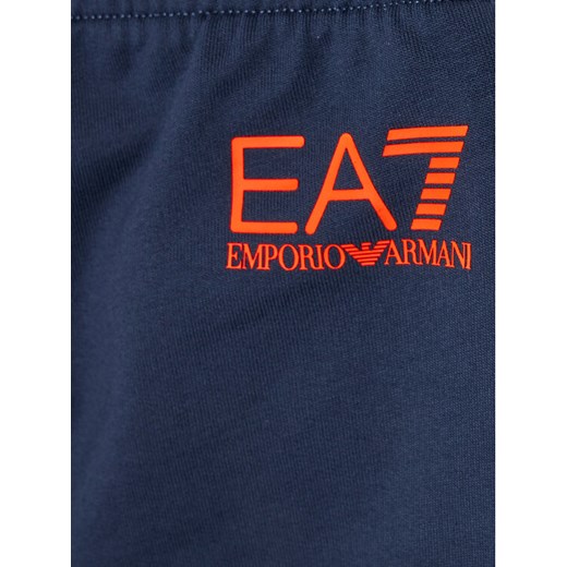 EA7 Emporio Armani Spodnie dresowe 6KBP59 BJ05Z 1554 Granatowy Regular Fit 12Y okazja MODIVO