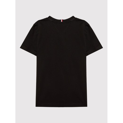 Tommy Hilfiger T-Shirt Over Print KB0KB07015 M Czarny Regular Fit Tommy Hilfiger 5Y wyprzedaż MODIVO