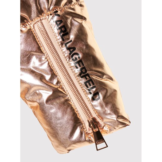 KARL LAGERFELD Kurtka puchowa Z16115 M Złoty Regular Fit Karl Lagerfeld 12Y okazyjna cena MODIVO