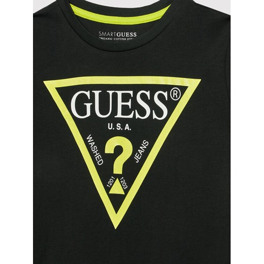 Guess T-Shirt L73I55 K8HM0 Czarny Regular Fit Guess 12Y MODIVO