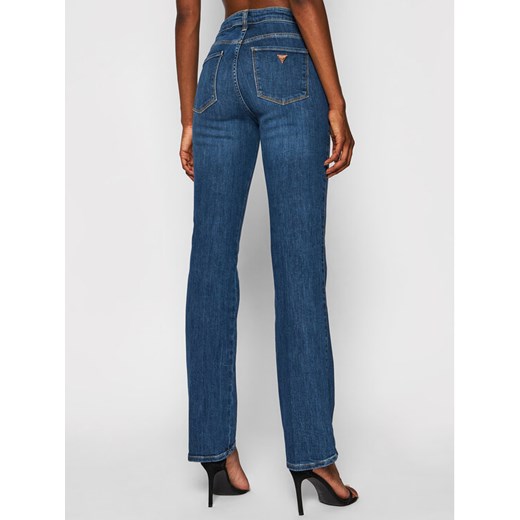 Guess Jeansy Curvy W1YA15 D4GV2 Niebieski Sexy Straight Fit Guess 26_32 okazyjna cena MODIVO