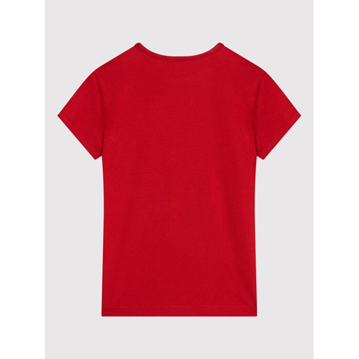 Lacoste T-Shirt TJ7486 Czerwony Regular Fit Lacoste 6A promocyjna cena MODIVO
