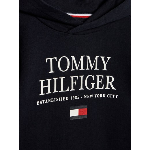 Tommy Hilfiger Bluza Logo KB0KB07027 M Granatowy Regular Fit Tommy Hilfiger 5Y wyprzedaż MODIVO
