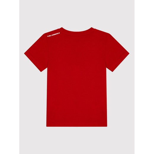 KARL LAGERFELD T-Shirt Z25316 S Czerwony Regular Fit Karl Lagerfeld 10Y okazyjna cena MODIVO