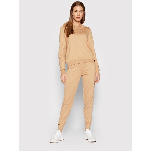 Vero Moda Spodnie dresowe Edith 10248913 Brązowy Regular Fit Vero Moda M okazja MODIVO