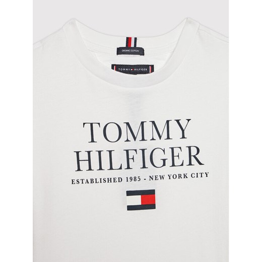 Tommy Hilfiger T-Shirt Th Logo KB0KB07012 M Biały Regular Fit Tommy Hilfiger 3Y okazja MODIVO