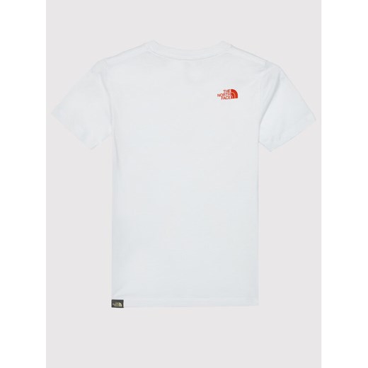 The North Face T-Shirt Easy NF00A3P7 Biały Regular Fit The North Face M promocja MODIVO