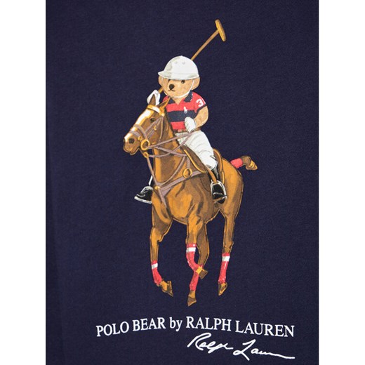 Polo Ralph Lauren Bluza Ls Po Hood 323853795003 Granatowy Regular Fit Polo Ralph Lauren S MODIVO promocyjna cena