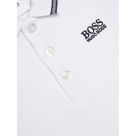 Boss Polo J05P09 Biały Regular Fit 2Y MODIVO