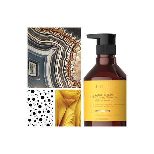 Sage monoi &amp; buriti glossing shampoo szampon do włosów nabłyszczający 400ml, Theorie onesize Intymna