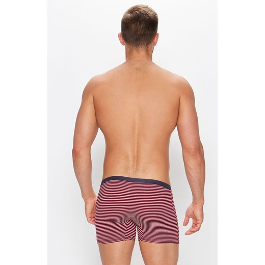 Męskie bokserki w paski Body and Soul 10/1-13/206Z, Kolor granatowo-czerwony, Rozmiar M, Fabio Undercare ze sklepu Intymna w kategorii Majtki męskie - zdjęcie 137655962